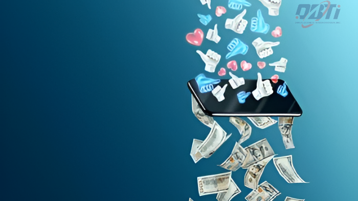 Buying social media likes.