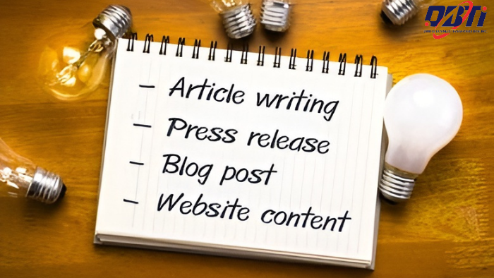 Examples of written content.